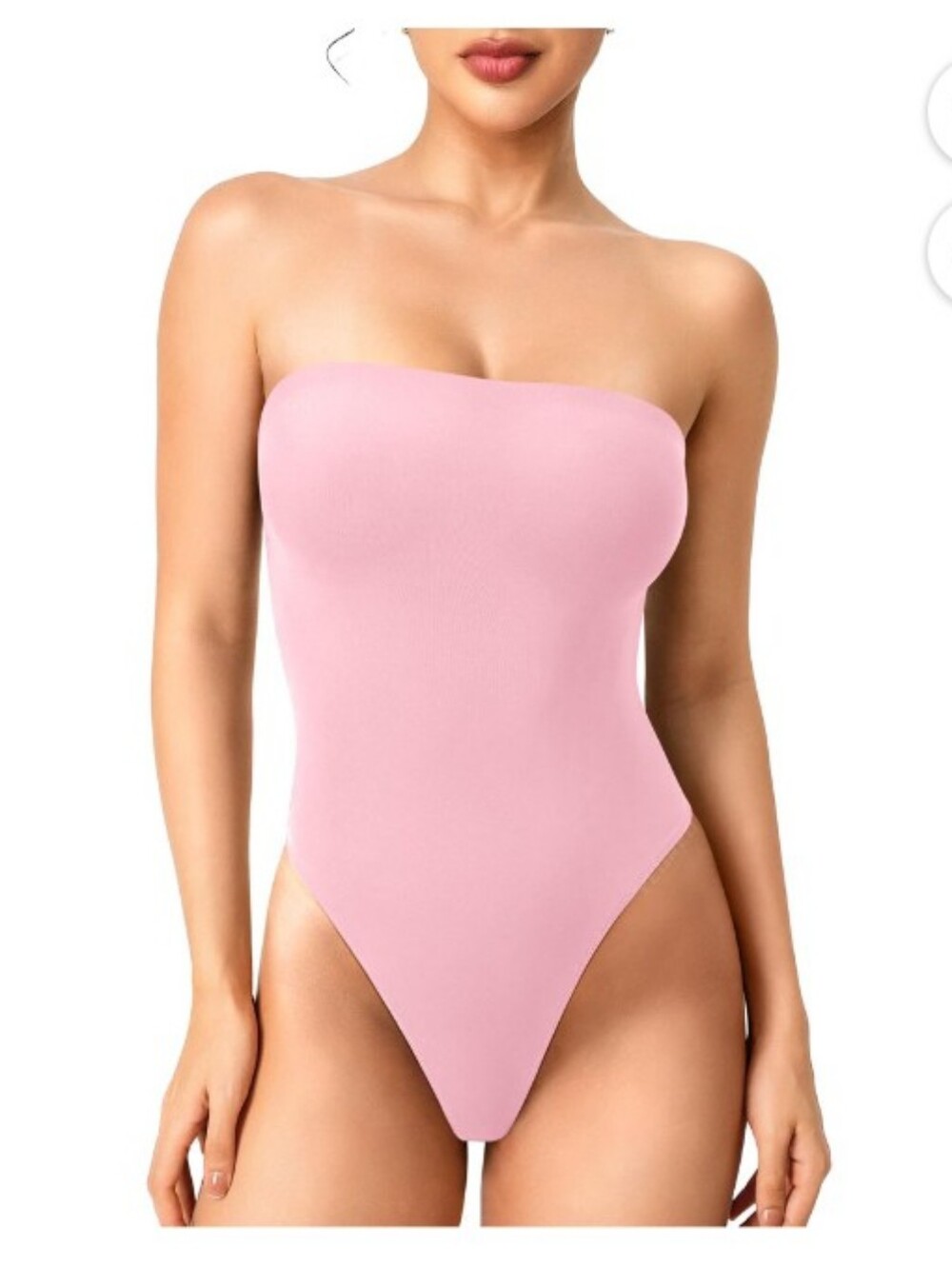 Justify Sleeveless Pink Bodysuit